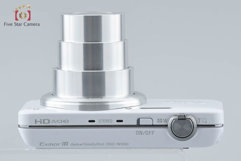 SONY Cyber-shot DSC-WX60 White Digital Camera [Japanese Language Only]from Japan