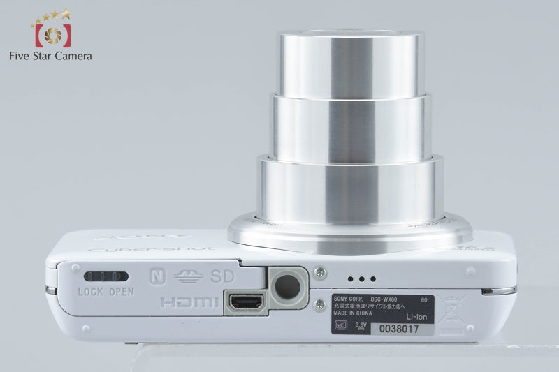 SONY Cyber-shot DSC-WX60 White Digital Camera [Japanese Language Only]from Japan