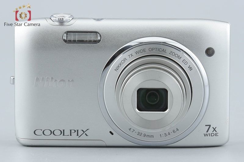 Nikon COOLPIX S3500 Crystal Silver 20.0 MP Digital Camera from Japan