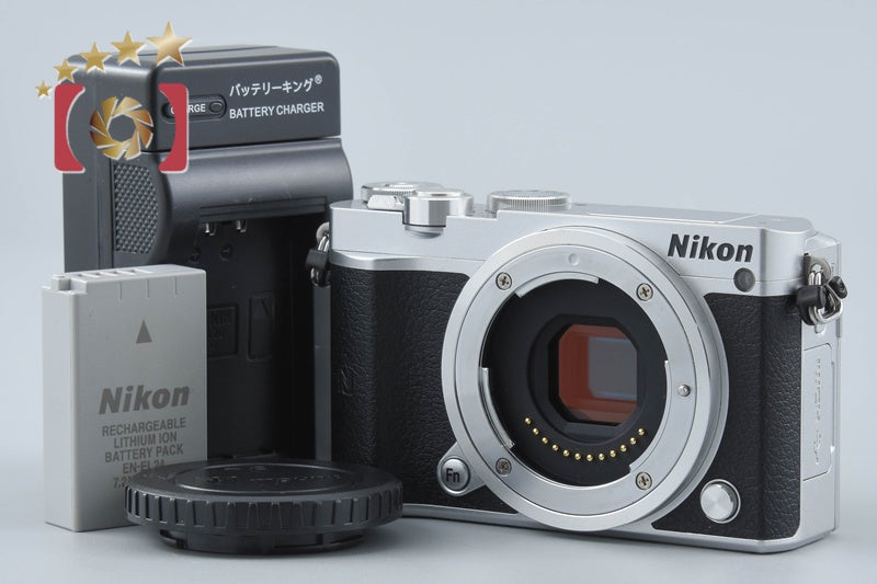 Nikon 1 J5 Silver 20.8 MP Digital Mirrorless Camera Body from Japan