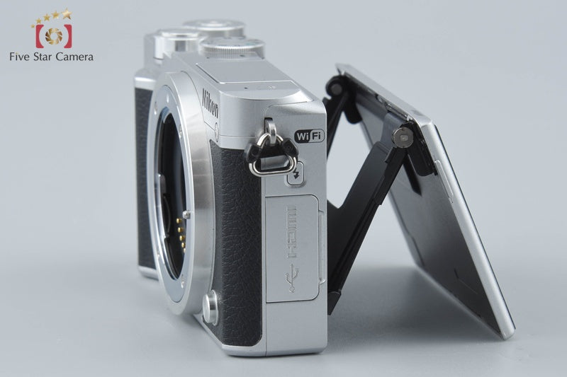 Nikon 1 J5 Silver 20.8 MP Digital Mirrorless Camera Body from Japan