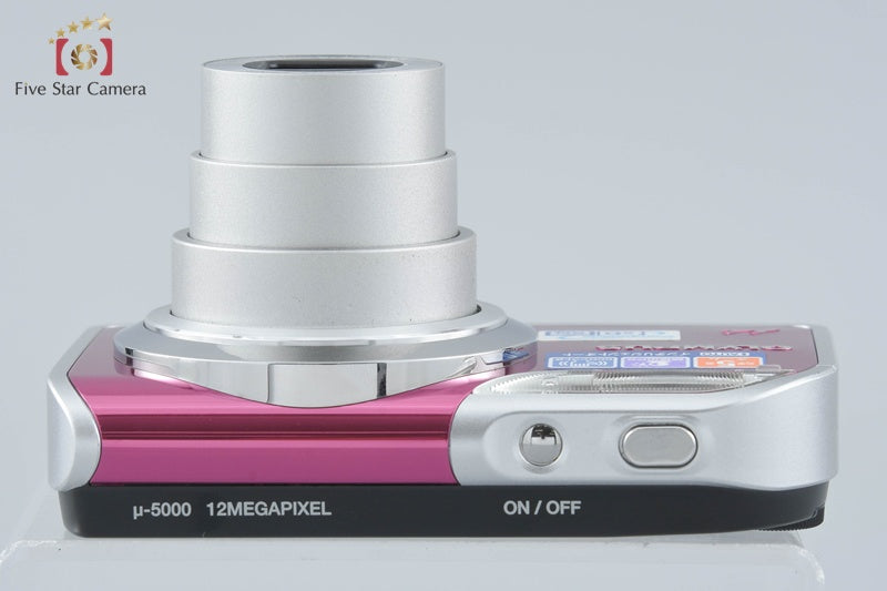 Olympus μ-5000 Pink 12.0 MP Digital Camera from Japan