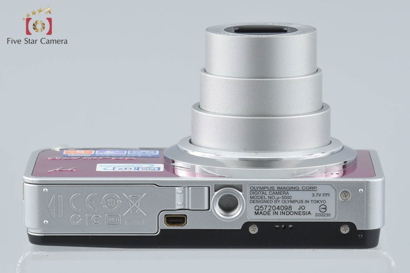 Olympus μ-5000 Pink 12.0 MP Digital Camera from Japan