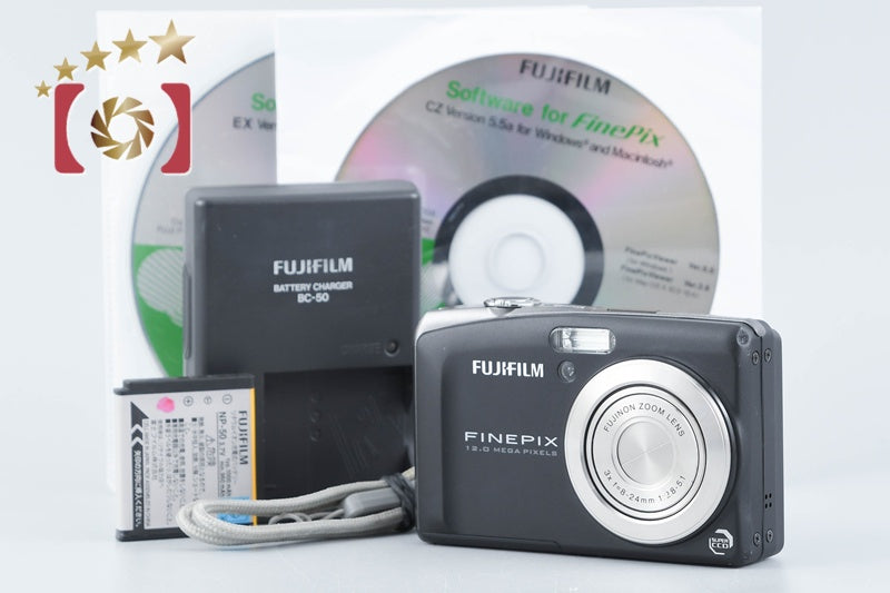 Fujifilm FinePix F60fd Black 12.0 MP Digital Camera from Japan