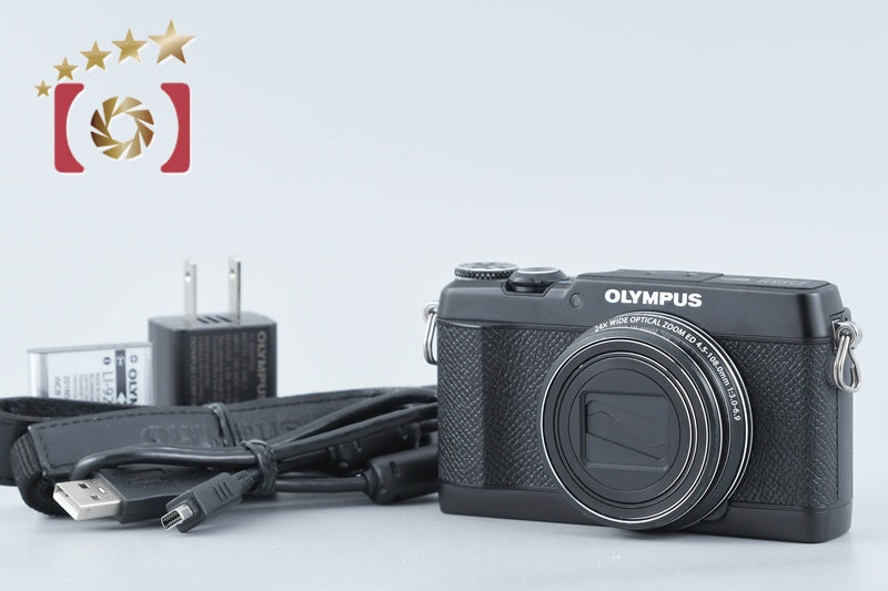 Olympus Stylus SH-3 Black 16.0 MP Digital Camera from Japan