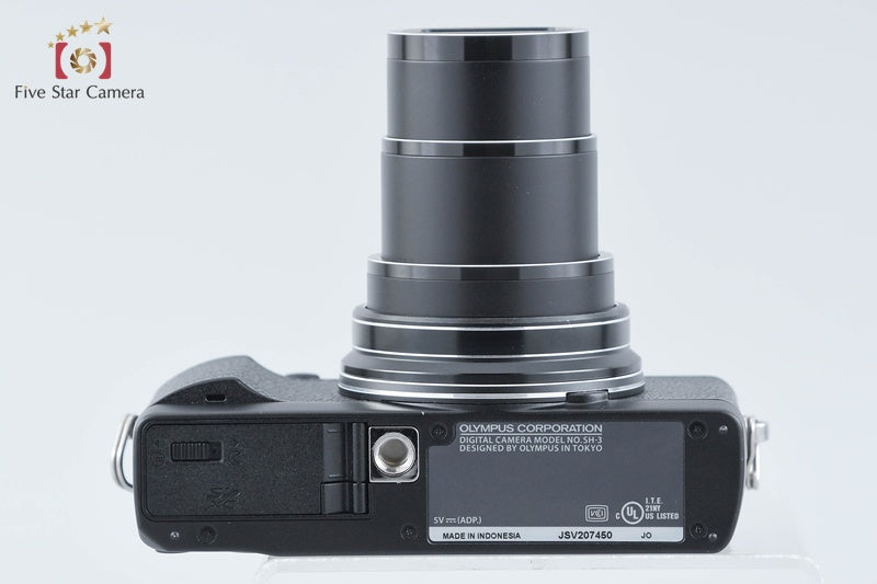 Olympus Stylus SH-3 Black 16.0 MP Digital Camera from Japan