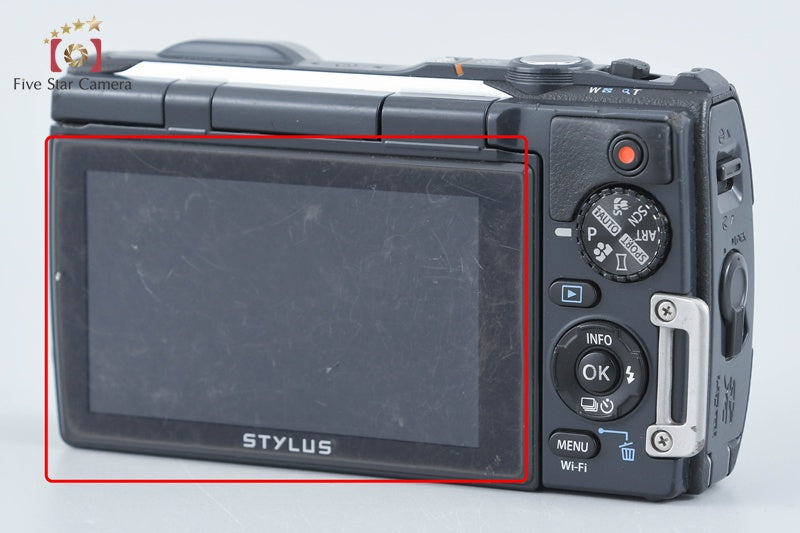Olympus STYLUS TG-870 Tough White 16.0 MP Waterproof Digital Camera from Japan