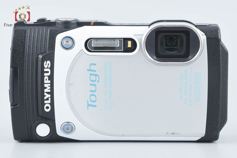 Olympus STYLUS TG-870 Tough White 16.0 MP Waterproof Digital Camera from Japan