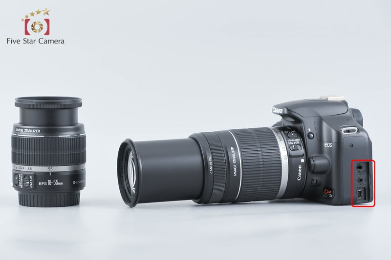Canon EOS Kiss X2 / Rebel XSi / 450D 12.2 MP 18-55 55-250 Lenses from Japan
