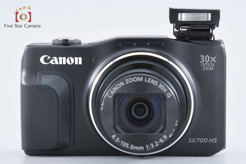 Canon PowerShot SX700 HS Black 16.1 MP Digital Camera from Japan