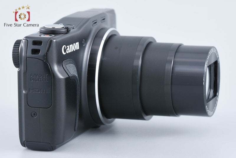 Canon PowerShot SX700 HS Black 16.1 MP Digital Camera from Japan