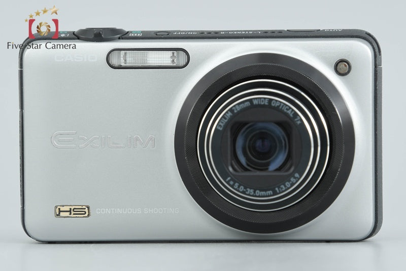 CASIO HIGH SPEED EXILIM EX-ZR10 Silver 12.1 MP Digital Camera from Japan