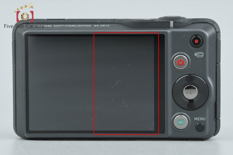 CASIO HIGH SPEED EXILIM EX-ZR10 Silver 12.1 MP Digital Camera from Japan