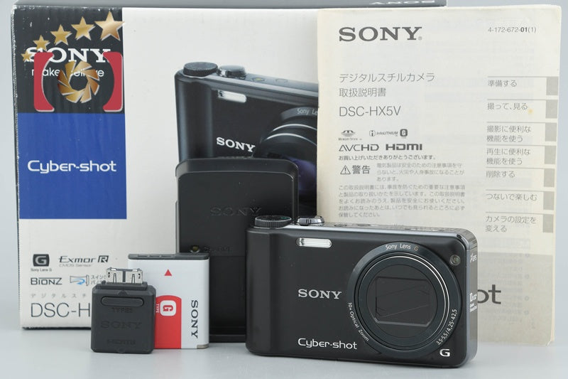 Sony Cyber-Shot DSC-HX5V Black Digital Camera [Japanese Language Only]from Japan