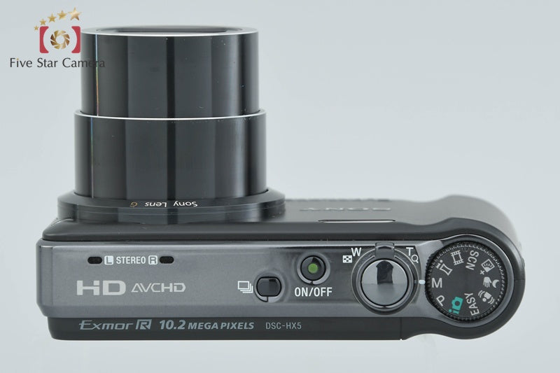 Sony Cyber-Shot DSC-HX5V Black Digital Camera [Japanese Language Only]from Japan