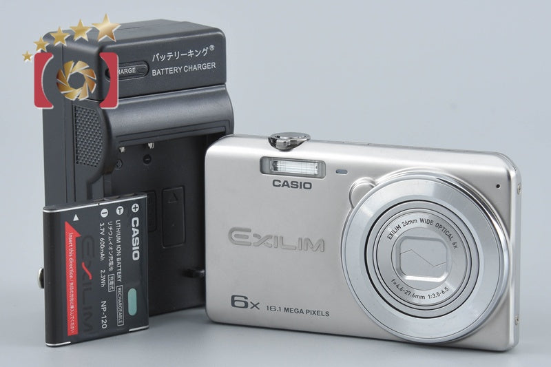 CASIO EXILIM EX-ZS25 Silver 16.1 MP Digital Camera from Japan