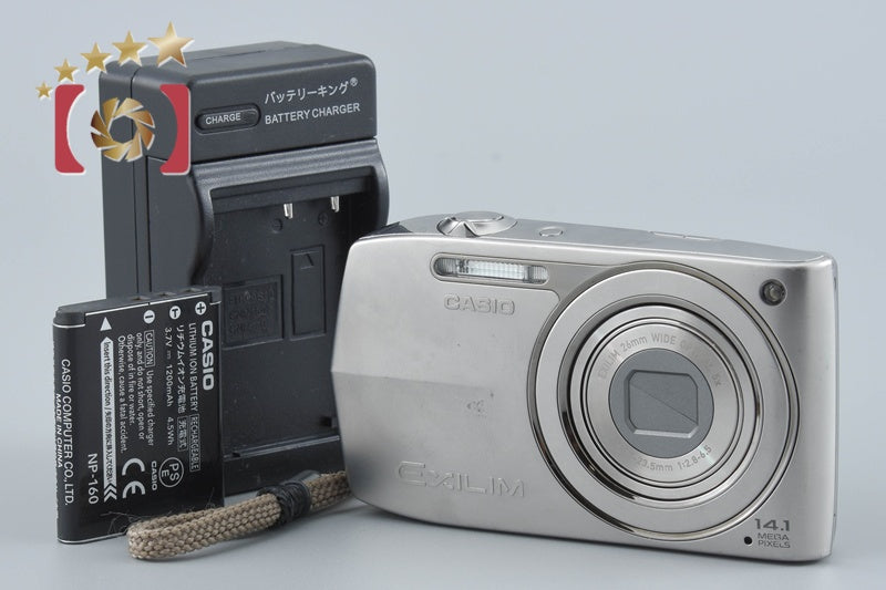CASIO EXILIM ZOOM EX-Z2000 Silver 14.1 MP Digital Camera from Japan