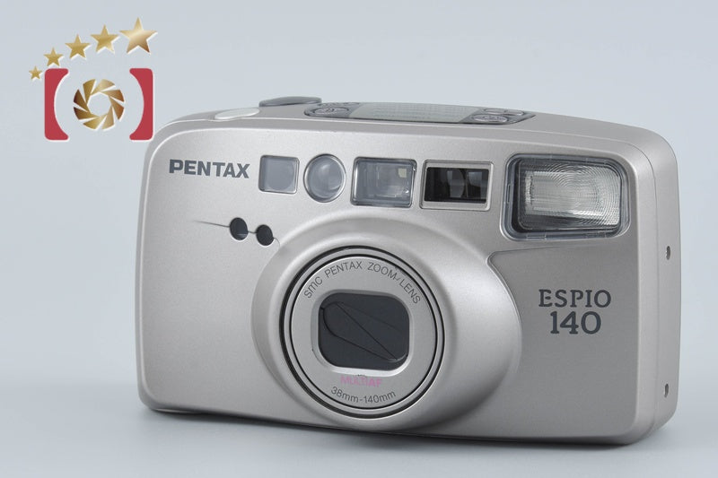 Pentax ESPIO 140 Silver 35mm Point & Shoot Film Camera from Japan