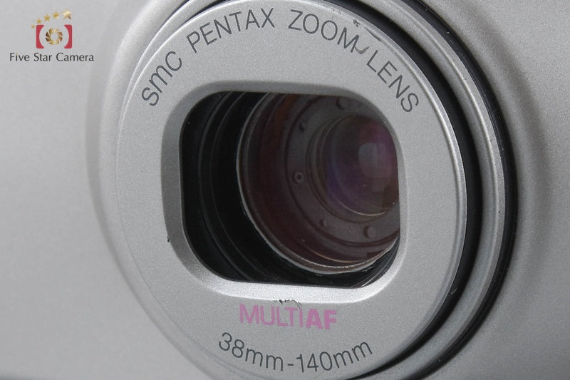 Pentax ESPIO 140 Silver 35mm Point & Shoot Film Camera from Japan