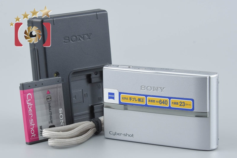 Sony Cyber-Shot DSC-T9 Silver Digital Camera [Japanese Language Only] from Japan