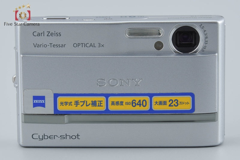 Sony Cyber-Shot DSC-T9 Silver Digital Camera [Japanese Language Only] from Japan