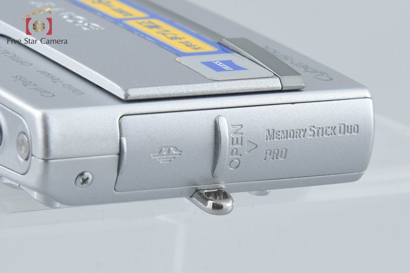 Sony Cyber-Shot DSC-T9 Silver Digital Camera [Japanese Language Only] from Japan
