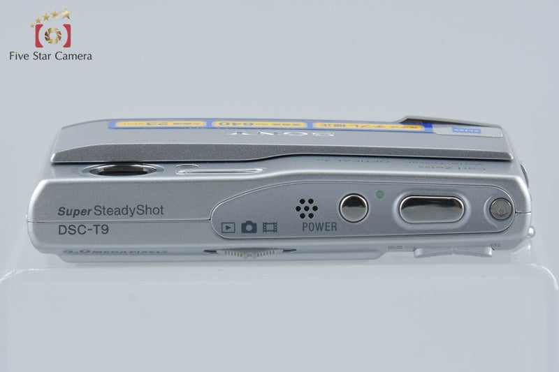 Sony Cyber-Shot DSC-T9 Silver Digital Camera [Japanese Language Only] from Japan