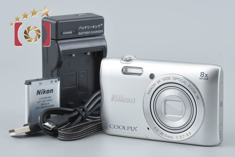 Nikon COOLPIX A300 Silver 20.0 MP Digital Camera from Japan