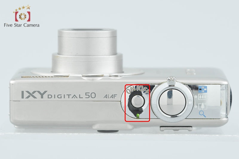 Canon IXY DIGITAL 50 Silver 4.0 MP Digital Camera from Japan