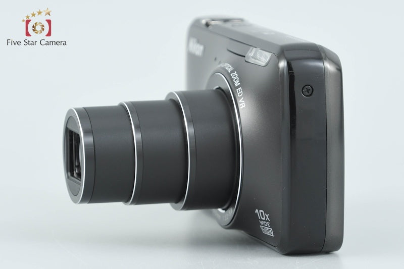 Nikon COOLPIX S800C Black 16.0 MP Digital Camera from Japan