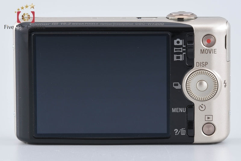 Sony Cyber-Shot DSC-WX200 Gold Digital Camera [Multiple Languages] from Japan