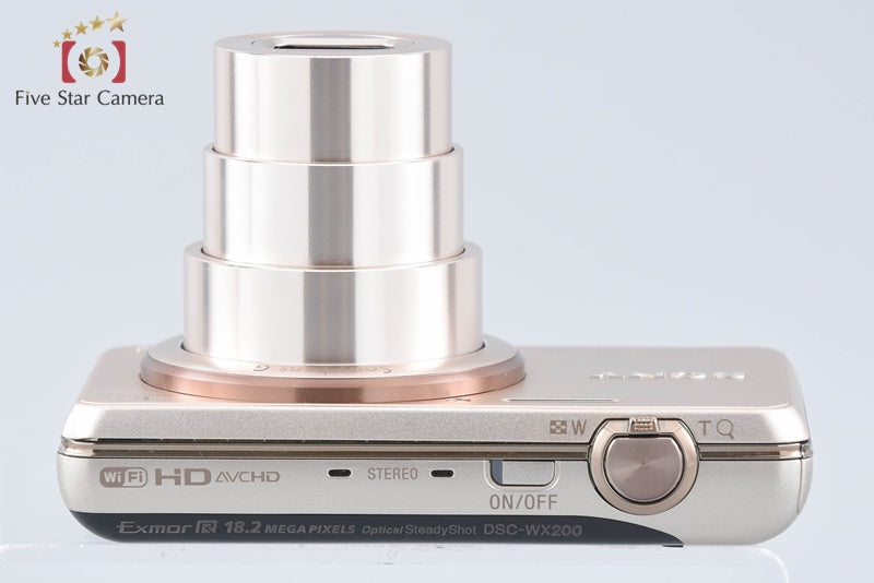 Sony Cyber-Shot DSC-WX200 Gold Digital Camera [Multiple Languages] from Japan