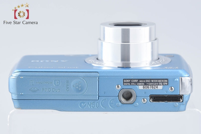 Sony Cyber-Shot DSC-W220 Blue Digital Camera [Japanese Language Only] from Japan