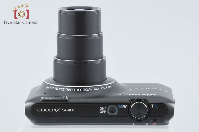 Nikon COOLPIX S6400 Smart Black 16.0 MP Digital Camera from Japan