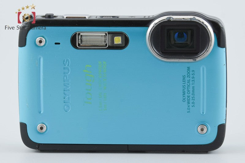 Olympus STYLUS TG-625 Tough Blue 12.0 MP Digital Camera from Japan