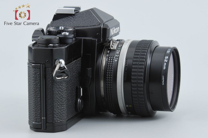 Nikon FE Black 35mm SLR Film Camera + Ai NIKKOR 50mm f/1.4 from Japan