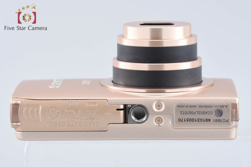 Canon IXY 430F Gold 16.1 MP Digital Camera from Japan
