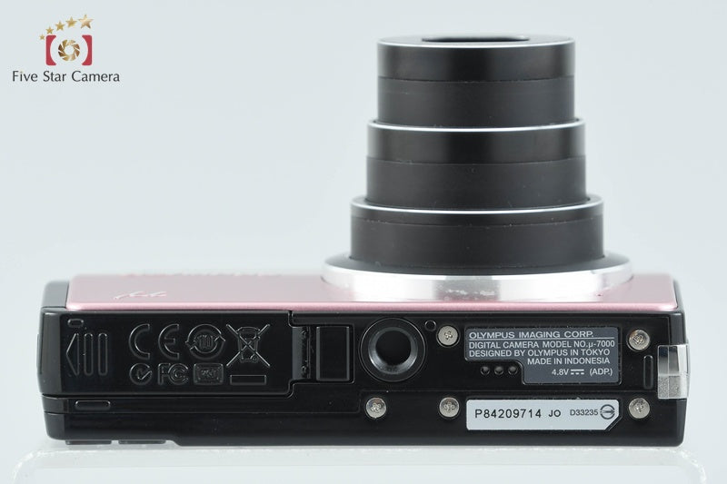 Olympus μ-7000 Pink 12.0 MP Digital Camera from Japan