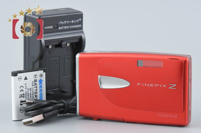 Fujifilm FinePix Z20fd Red 10.0 MP Digital Camera from Japan
