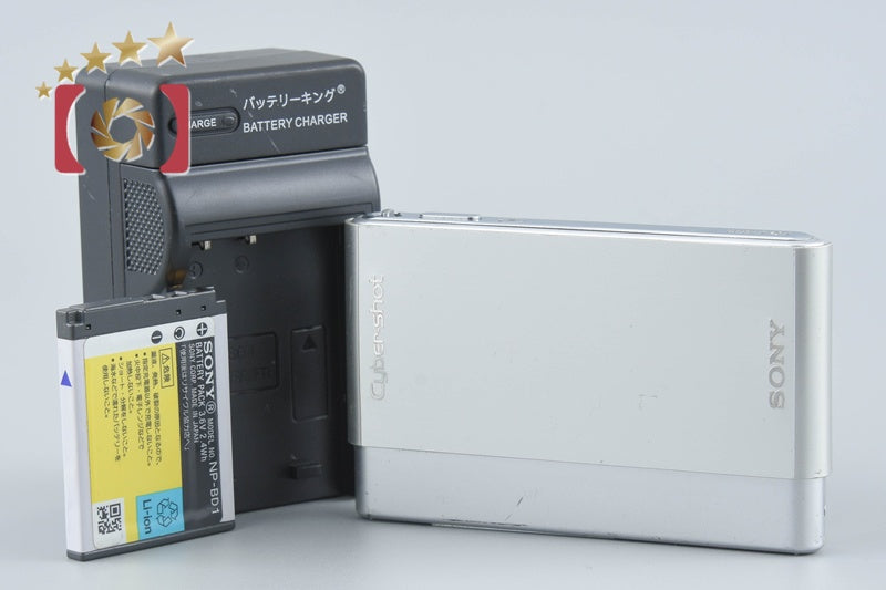 Sony Cyber-Shot DSC-T77 Silver Digital Camera [Japanese Lanuage Only] from Japan