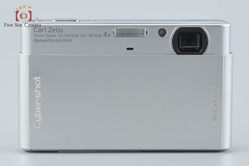 Sony Cyber-Shot DSC-T77 Silver Digital Camera [Japanese Lanuage Only] from Japan