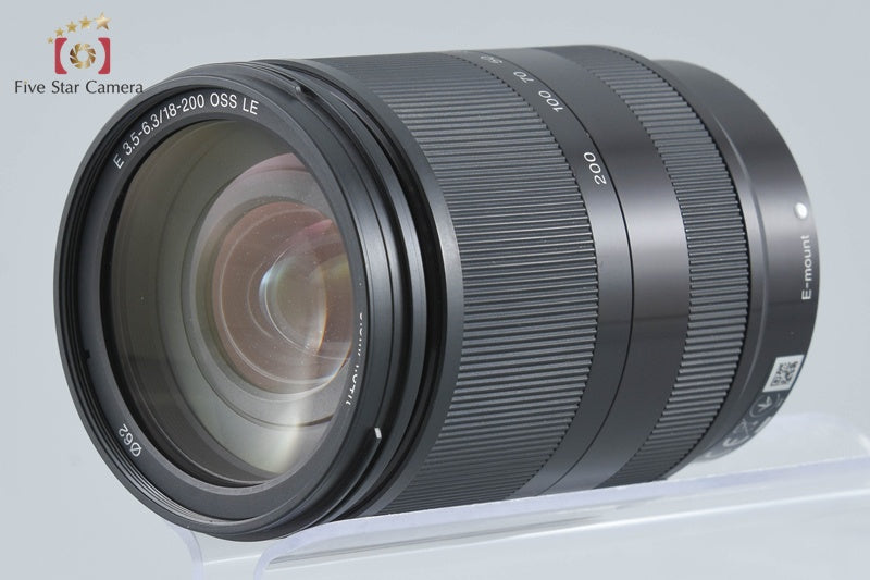 SONY E 18-200mm f/3.5-6.3 OSS LE SEL18200LE Black from Japan