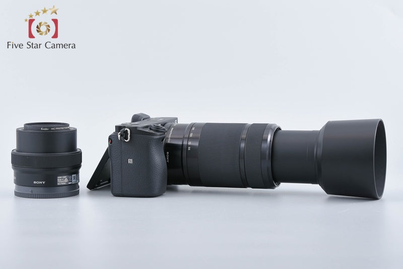 Sony α6400 ILCE-6400 Black 16-50 55-210 Lenses [Multiple Languages] from Japan