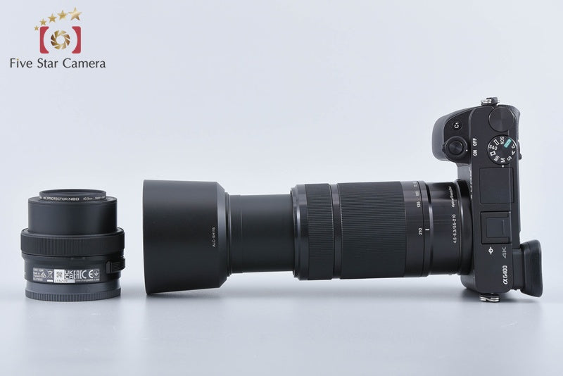 Sony α6400 ILCE-6400 Black 16-50 55-210 Lenses [Multiple Languages] from Japan