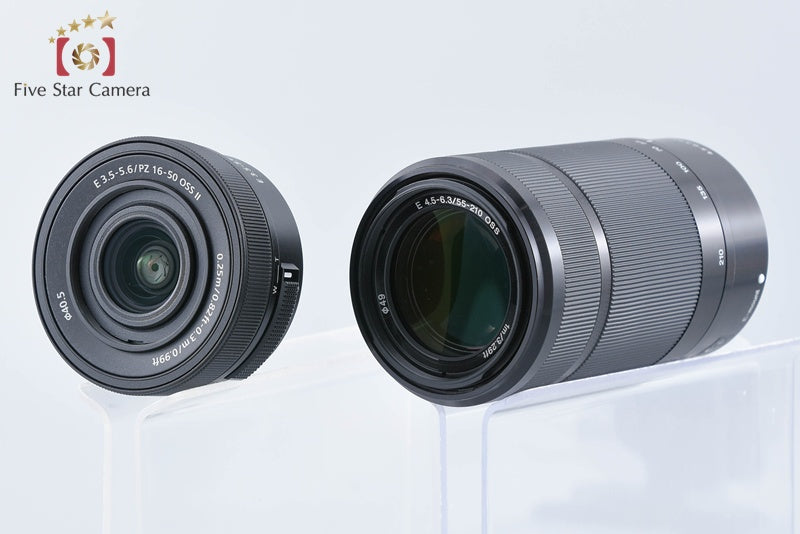 Sony α6400 ILCE-6400 Black 16-50 55-210 Lenses [Multiple Languages] from Japan