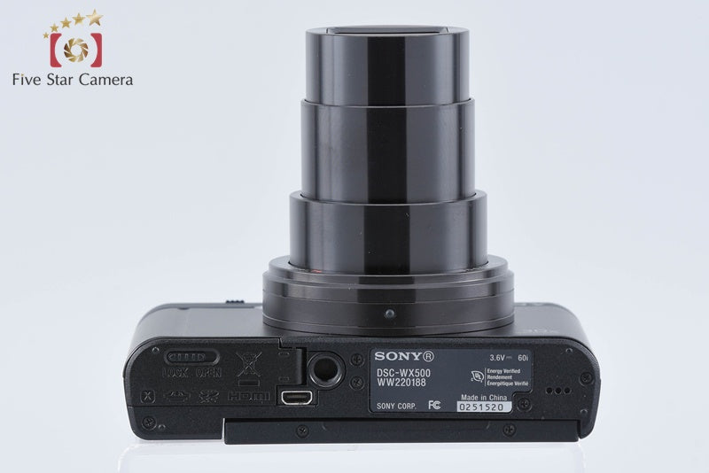 SONY Cyber-shot DSC-WX500 Black Digital Camera [Multiple Languages] from Japan