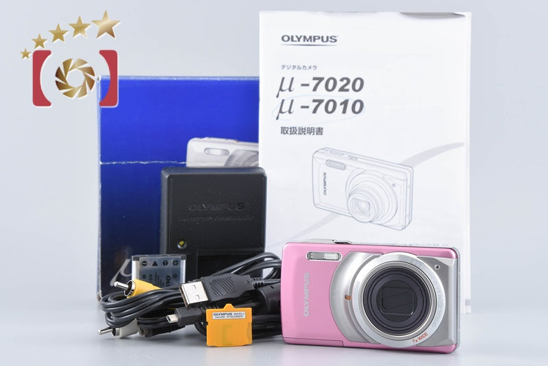 Olympus μ-7010 Pink 12.0 MP Digital Camera w/ Box from Japan