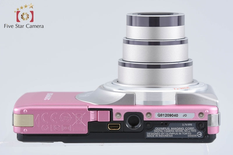 Olympus μ-7010 Pink 12.0 MP Digital Camera w/ Box from Japan