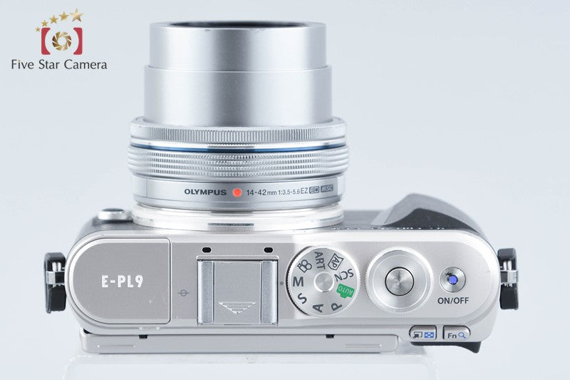 "Count 3,923" Olympus E-PL9 Black 16.1MP Mirrorless Camera 14-42 Lens from Japan