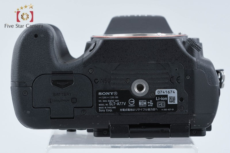 SONY α77 SLT-A77V 24.3 MP Digital Camera [Japanese Language Only] from Japan